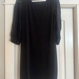 Calvin Klein Black Long Sleeve Dress